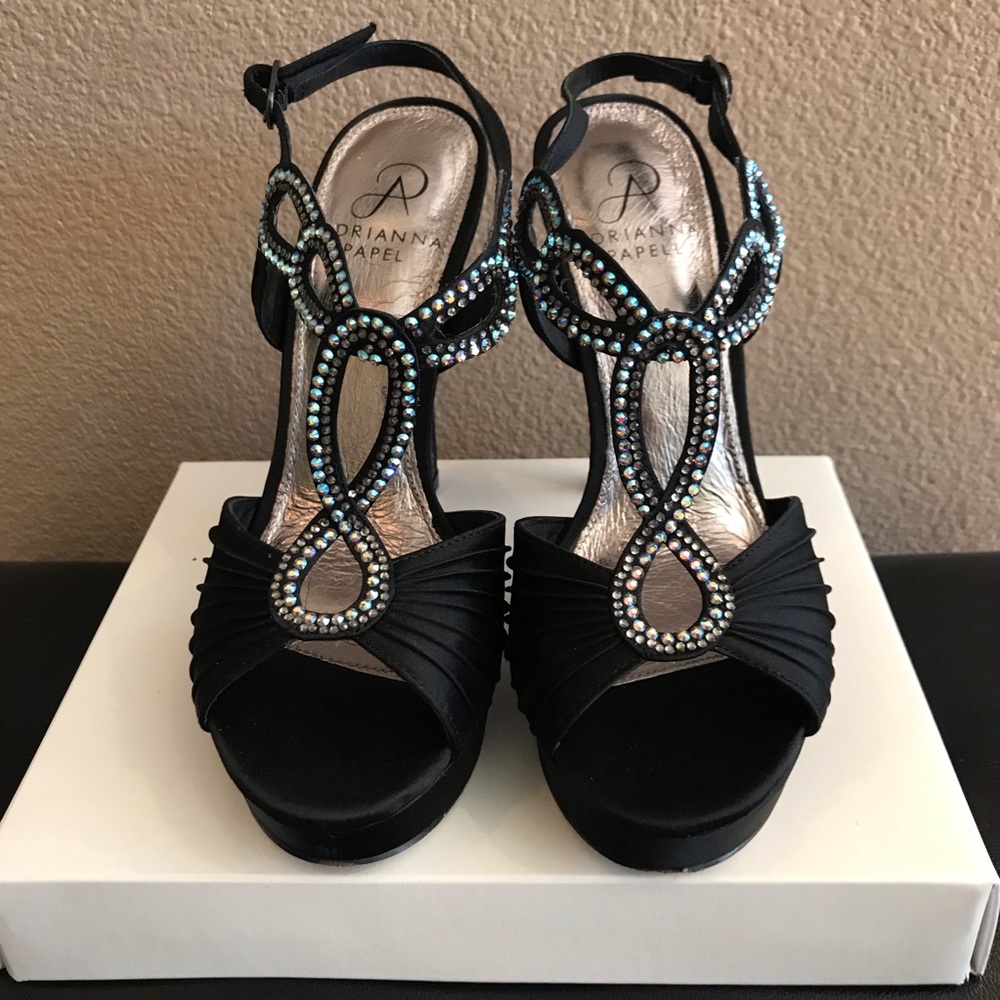 Sexy Strappy Sandals with Rinestones
